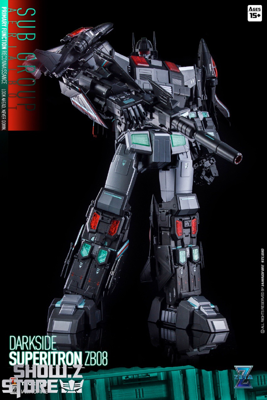 Zeta Toys ZB-08 Darkside Superitron Superion Black Version
