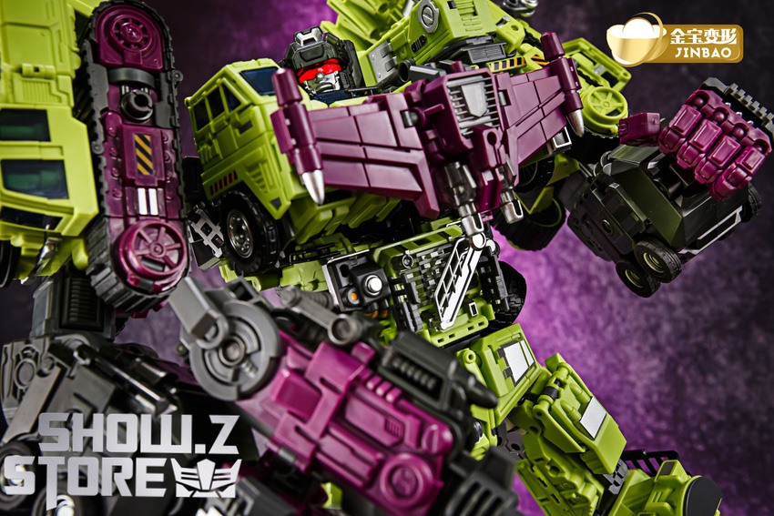 Jinbao DF03 Builder.D Devastator Green Version Set of 6