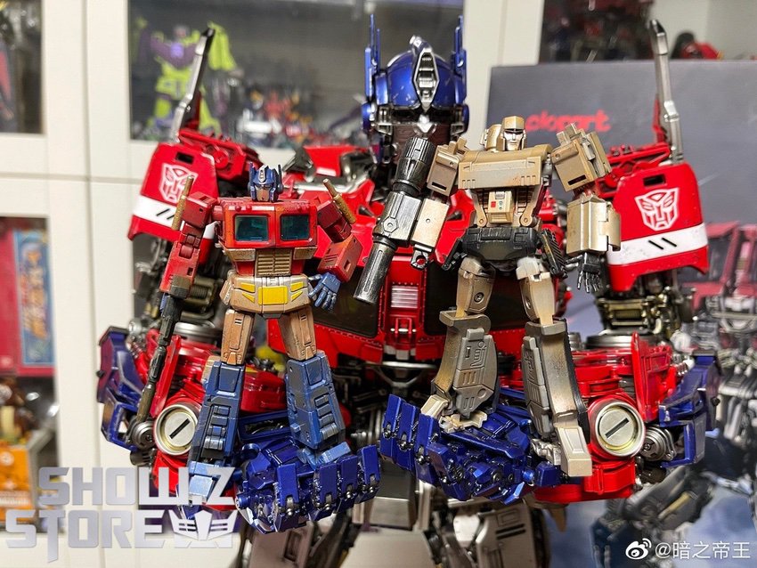 トランスフォーマー非正規 NEWAGE H27Z David & H9Z Newage H9Z Agamenmnon Megatron & H27Z David Optimus Prime