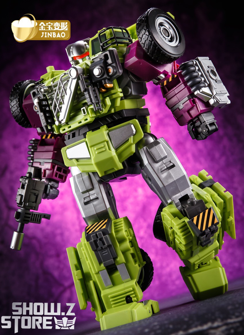 Jinbao DF03 Builder.D Devastator Green Version Set of 6