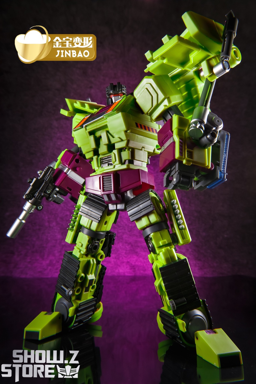 Jinbao DF03 Builder.D Devastator Green Version Set of 6