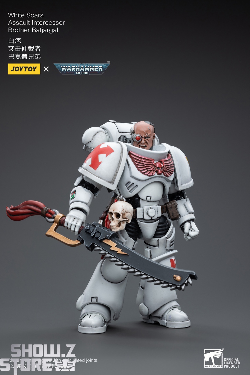 JoyToy Source 1/18 Warhammer 40K White Scars Assault lntercessor