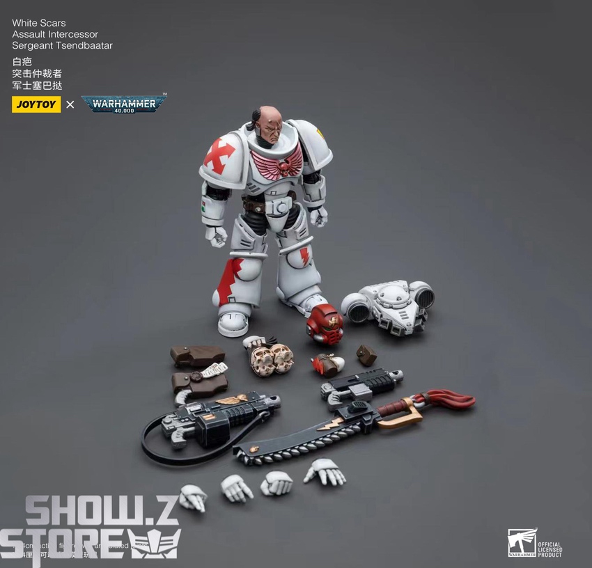 JoyToy Source 1/18 Warhammer 40K White Scars Assault lntercessor
