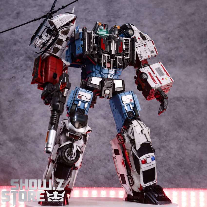 Generation Toy Guardian Defensor Set of 5 Battle Damaged Version