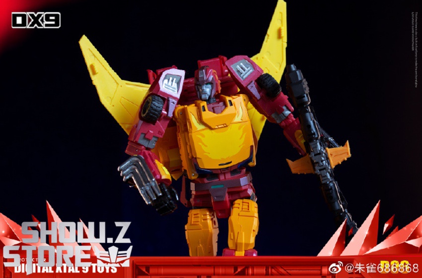 DX9 D06M Carry Hot Rod Rodimus Metallic Version Transformer