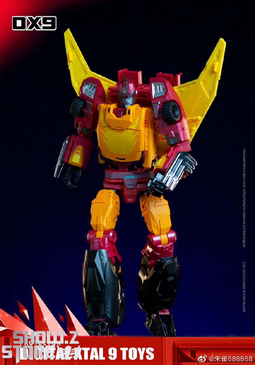 DX9 D06M Carry Hot Rod Rodimus Metallic Version Transformer