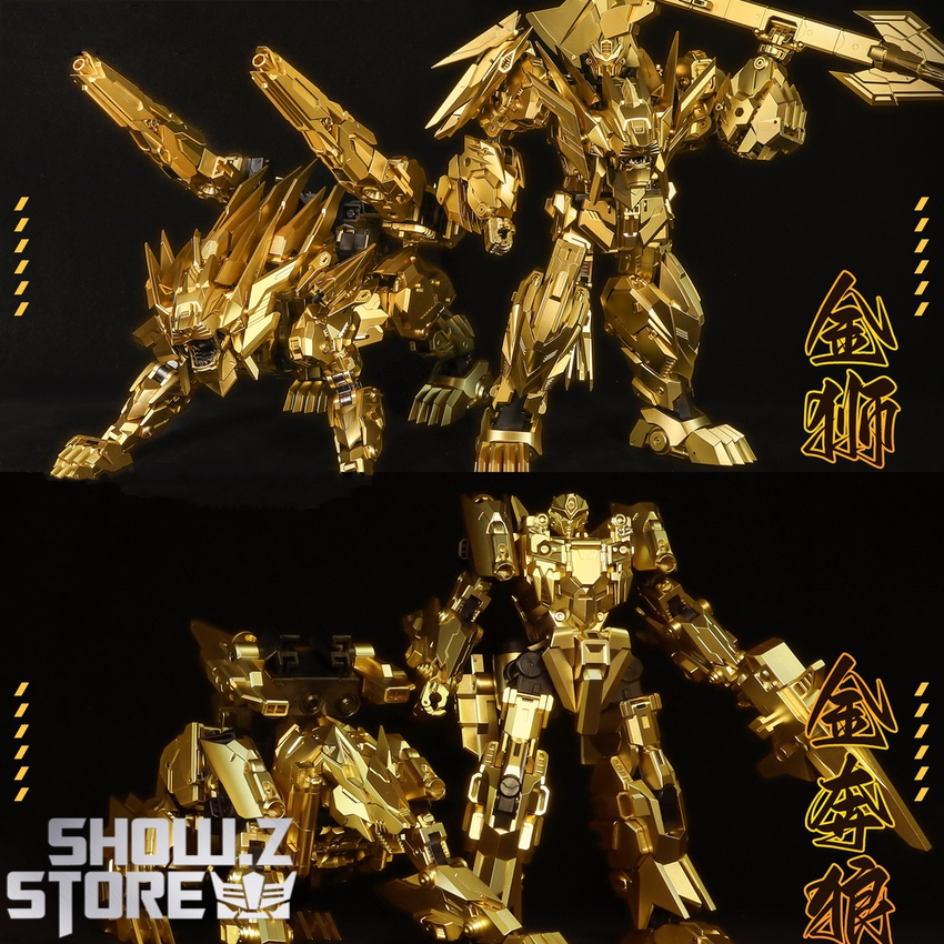 Cang-Toys CT-CY04SP Kinglion Razorclaw & CT-CY07SP Dasirius Golden Version Set of 2