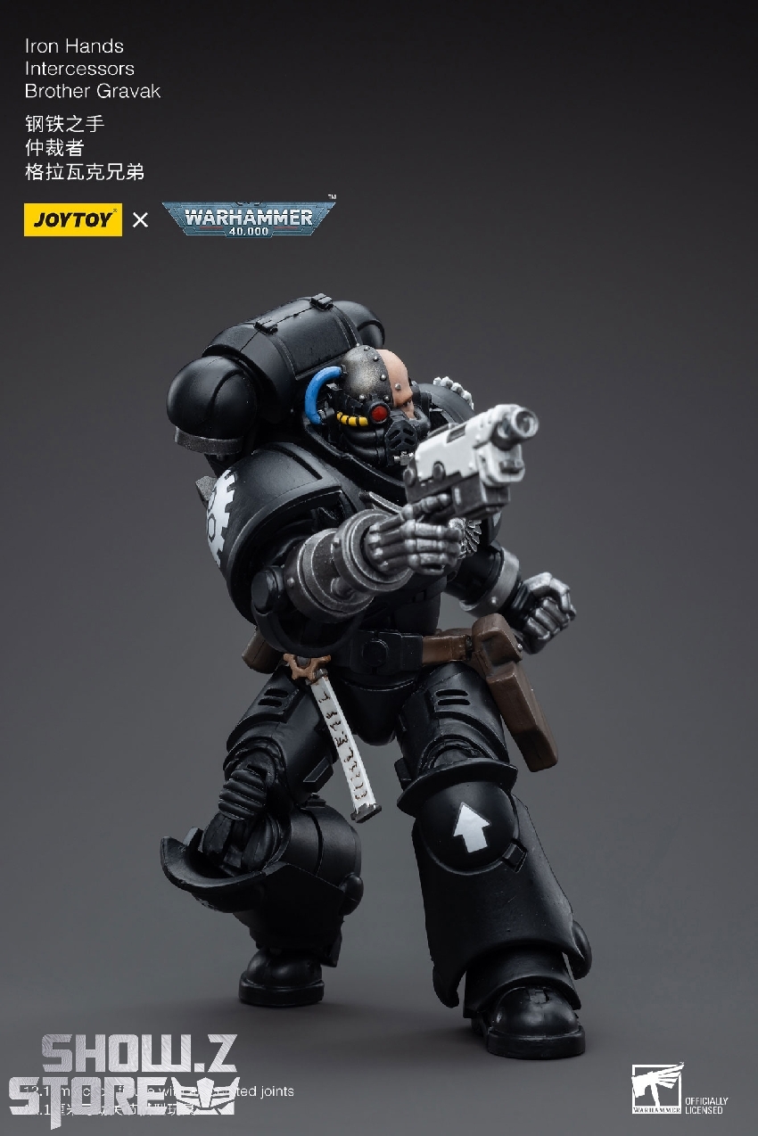 JoyToy Source 1/18 Warhammer 40K Iron Hands Intercessors