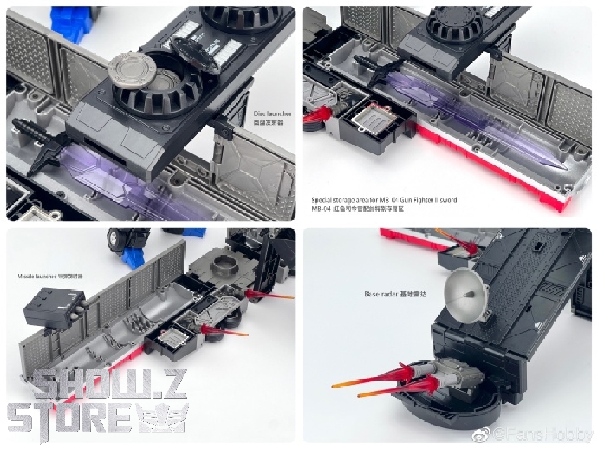 FansHobby MB-09B Trailer for MB-04 Gunfighter II Optimus