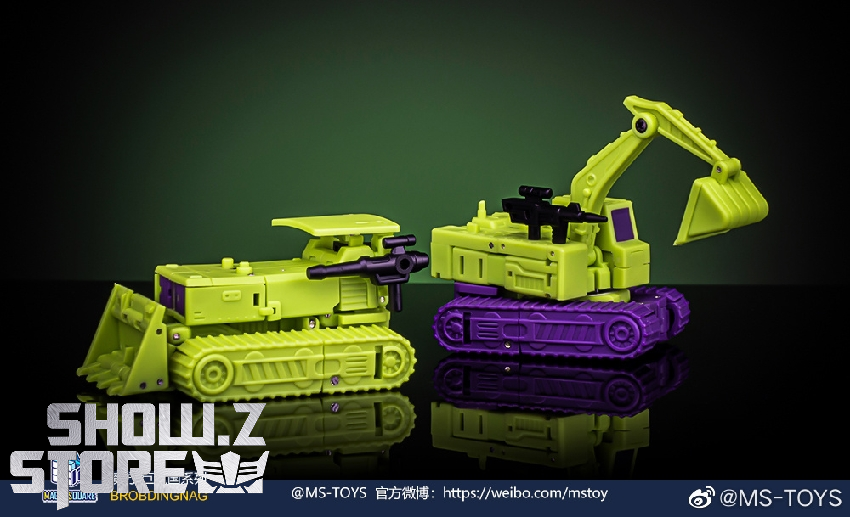 Magic Square MS-B41A Excavator Scavenger & MS-B42A Bulldozer