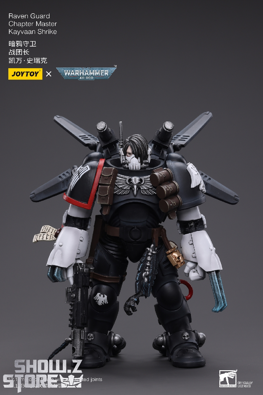 JoyToy 1/18 WH40K Raven Guard Chapter Master Shrike | ShowZStore.com