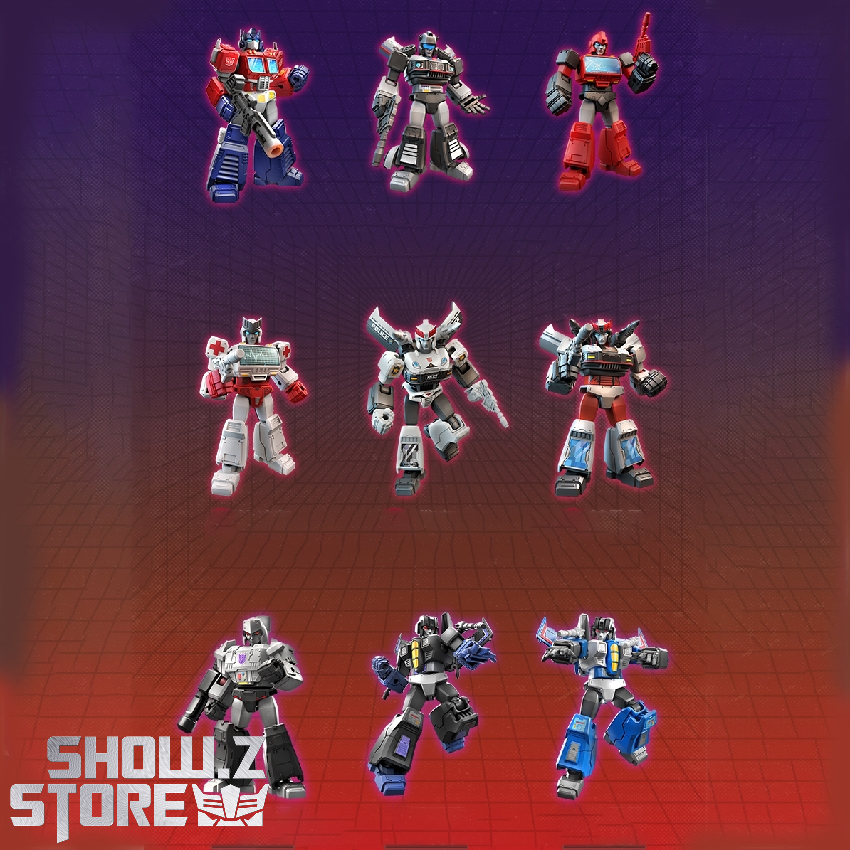 Blokees Transformers Galaxy Version 01 Roll Out Model Kit Set of 9