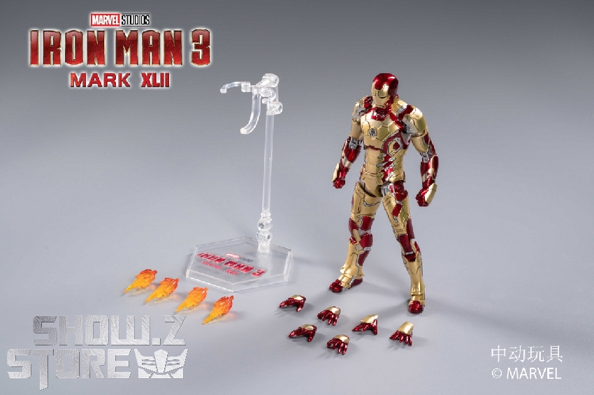 ZT Toys Marvel Licensed 1/10 Iron Man Mark 42 w/ LED - Show