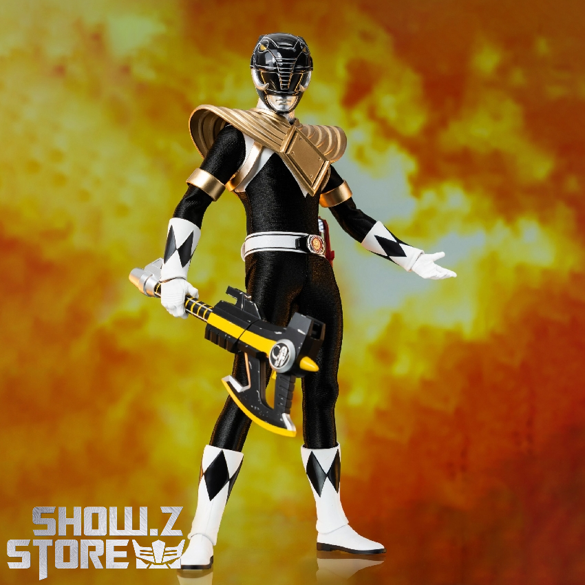 Threezero & Hasbro FigZero 1/6 3Z05910W0 Dragon Shield Black Ranger