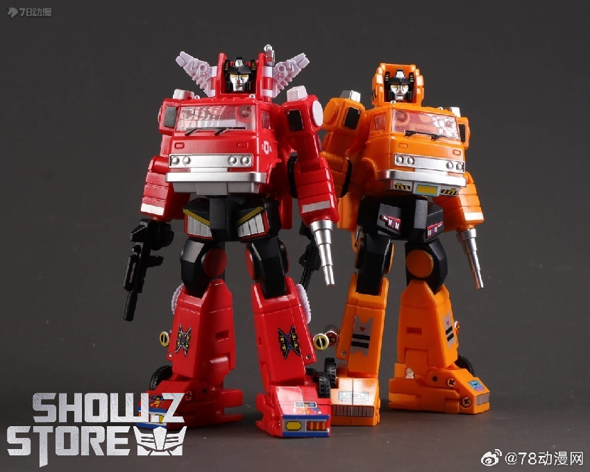 Newage H46EX Backdraft & H47EX Daedalus Toy Color Version