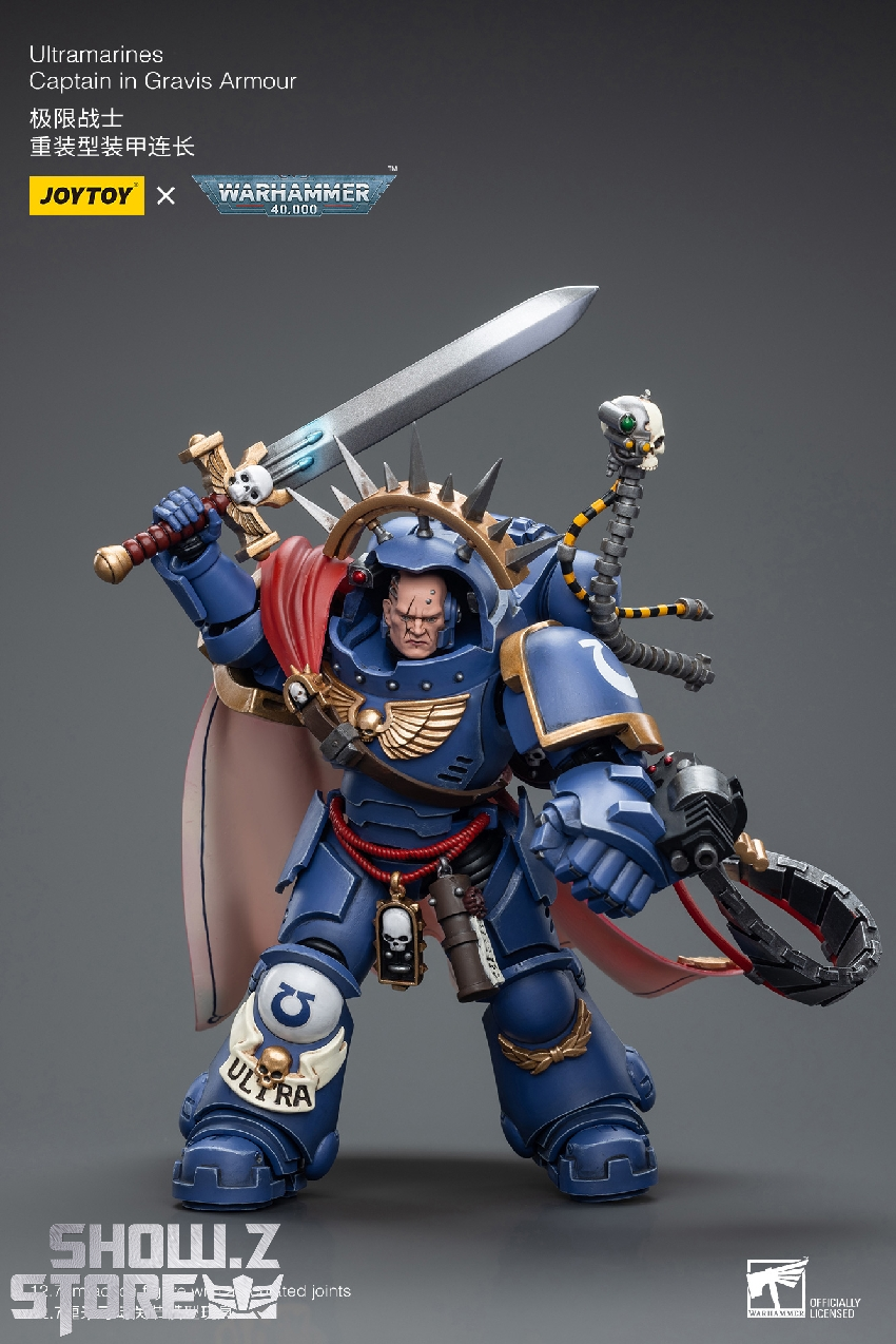 JoyToy 1/18 WH40K Ultramarines Captain Terminator Armour