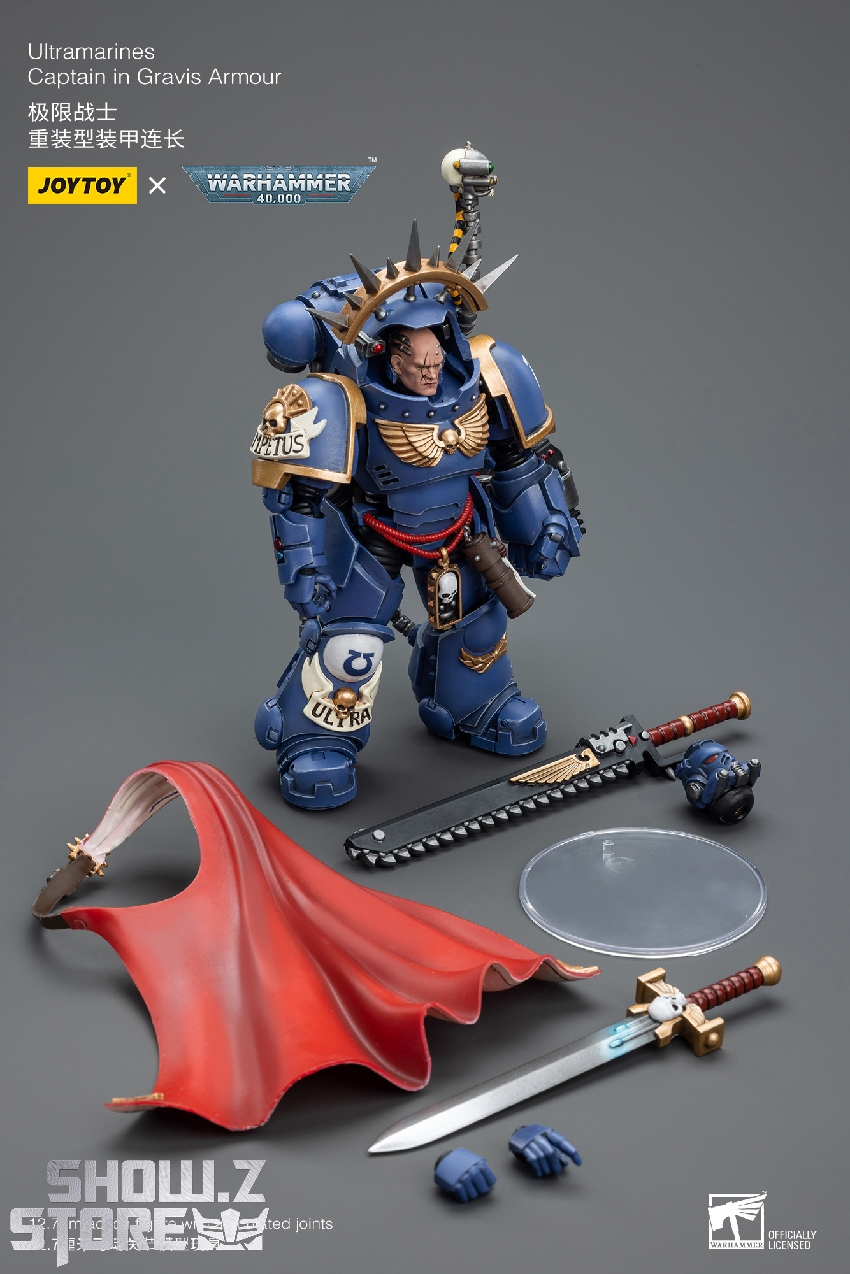JoyToy 1/18 WH40K Ultramarines Captain Terminator Armour