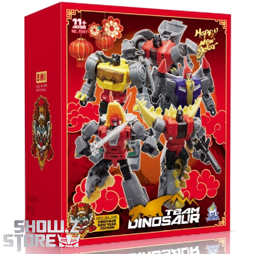 MechFansToys MF-5IN1 Dinobots Set of 5 Dragon Year Version