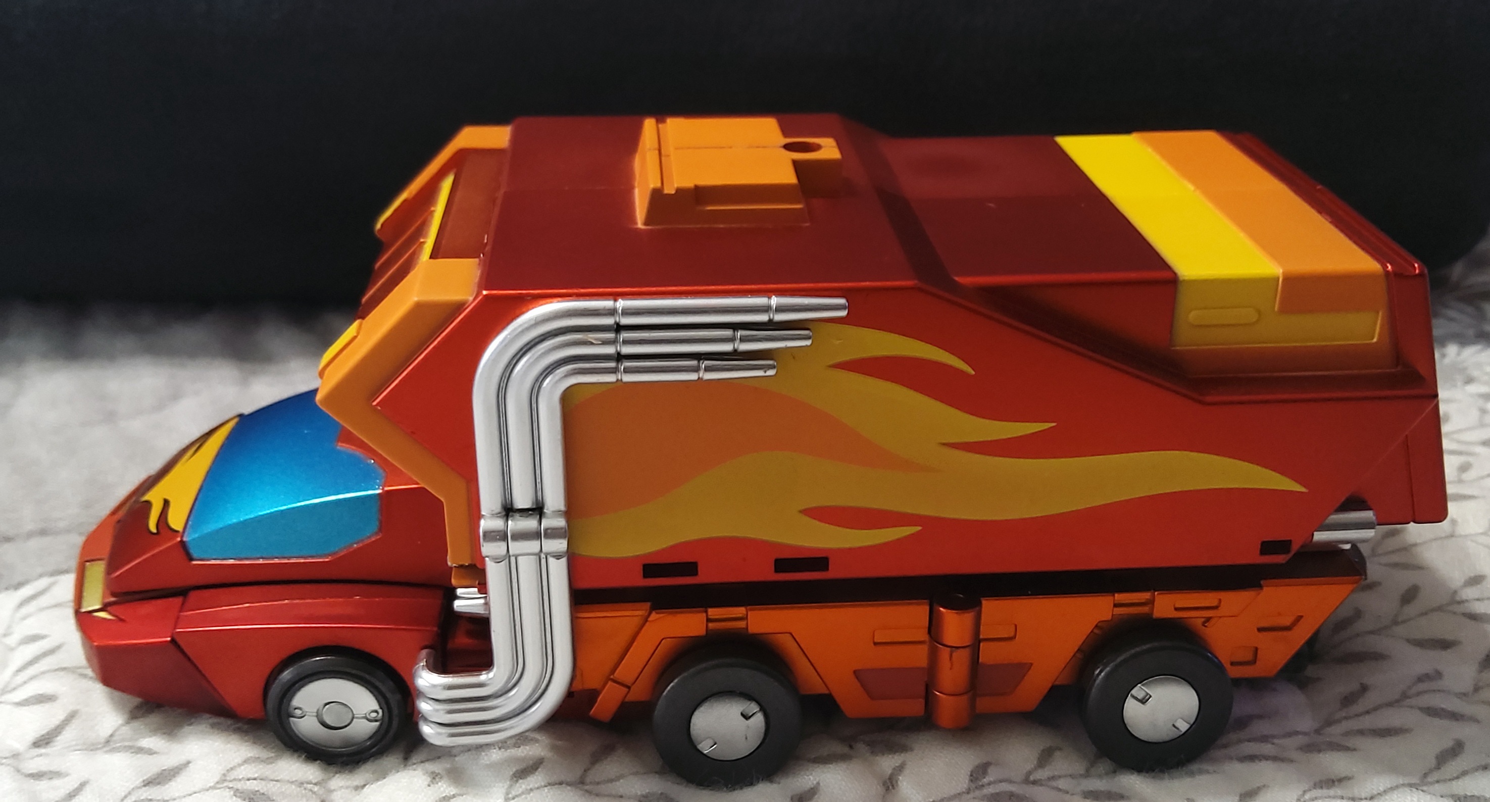 Reviews of MechFansToys MS-19E Flame Commander Rodimus Prime Metal