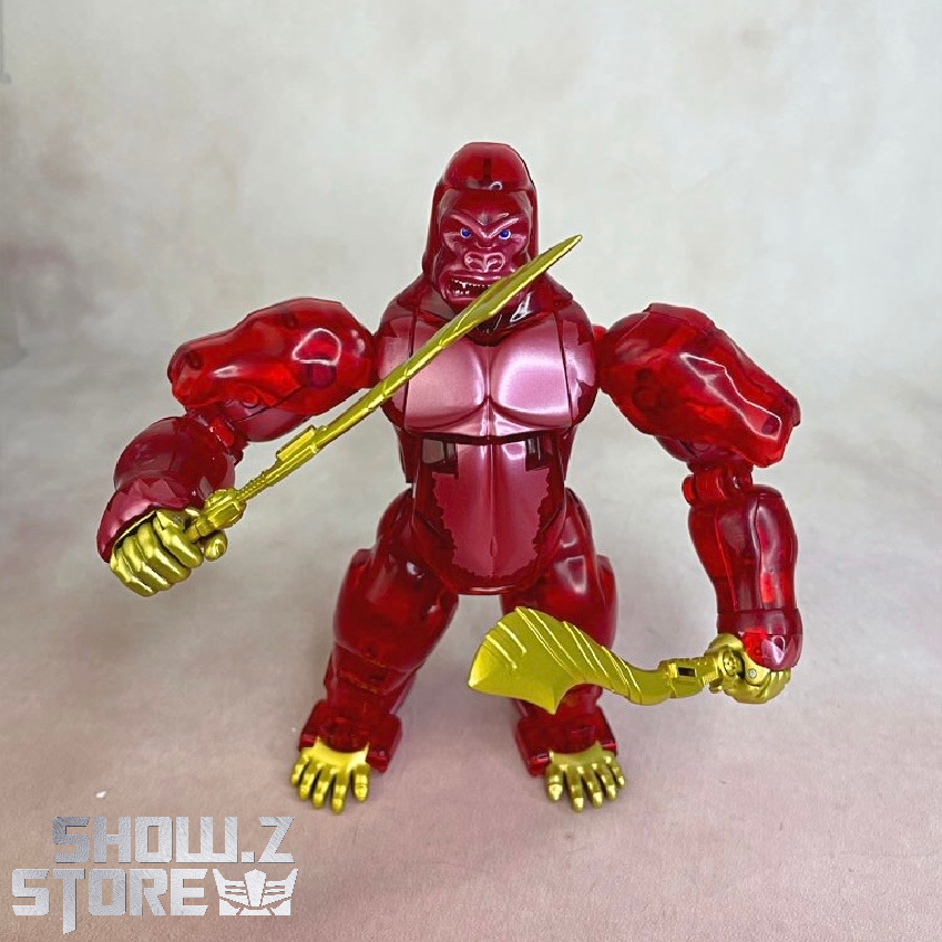 4th Party MP38+ Masterpiece Optimus Primal Supreme Commander Transparent Red Version