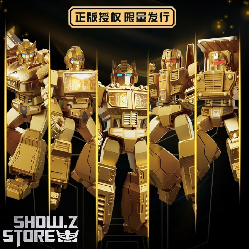 Blokees Transformers The Golden Lagoon Anniversary Version Set of 5 Model Kit