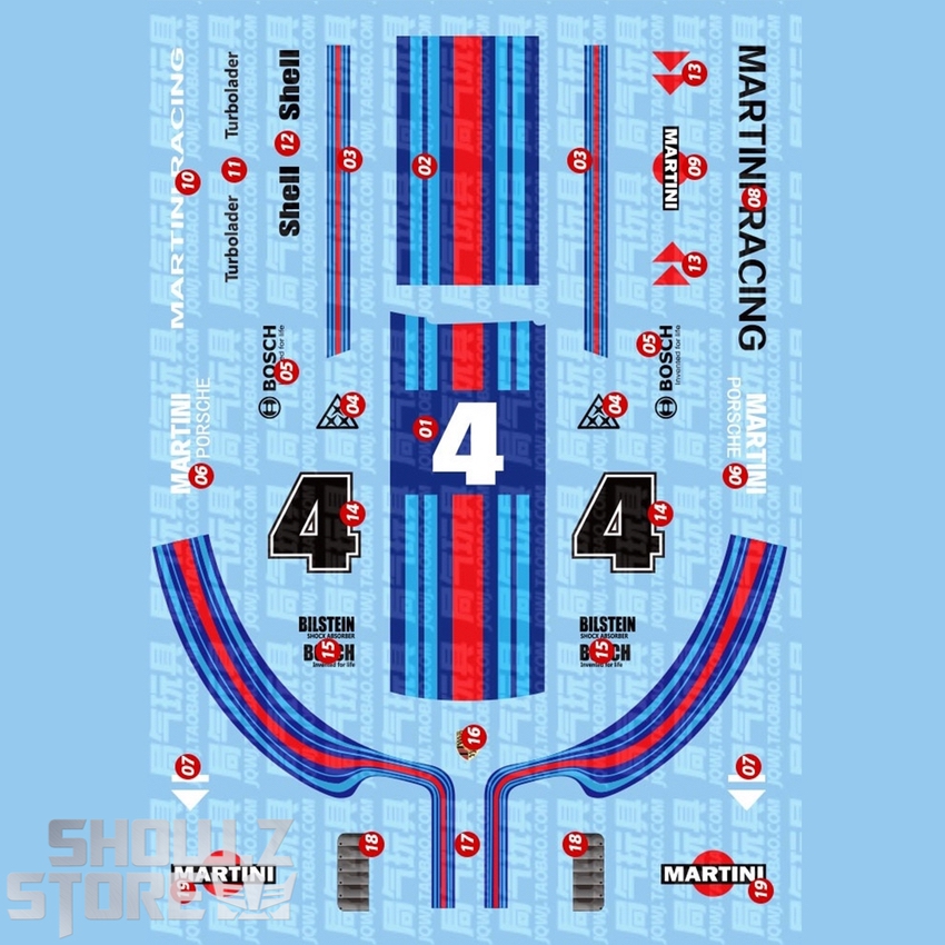 MS-B35 Blues Waterslide Decal