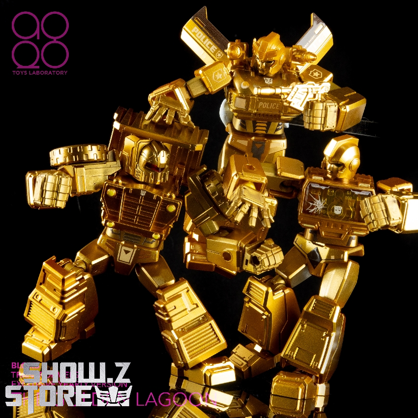 ライブオン ゴールデンサザン ゴールド・ブリオン ブラッシュ MR3種各1枚 Blokees Transformers The Golden Lagoon Anniversary Version