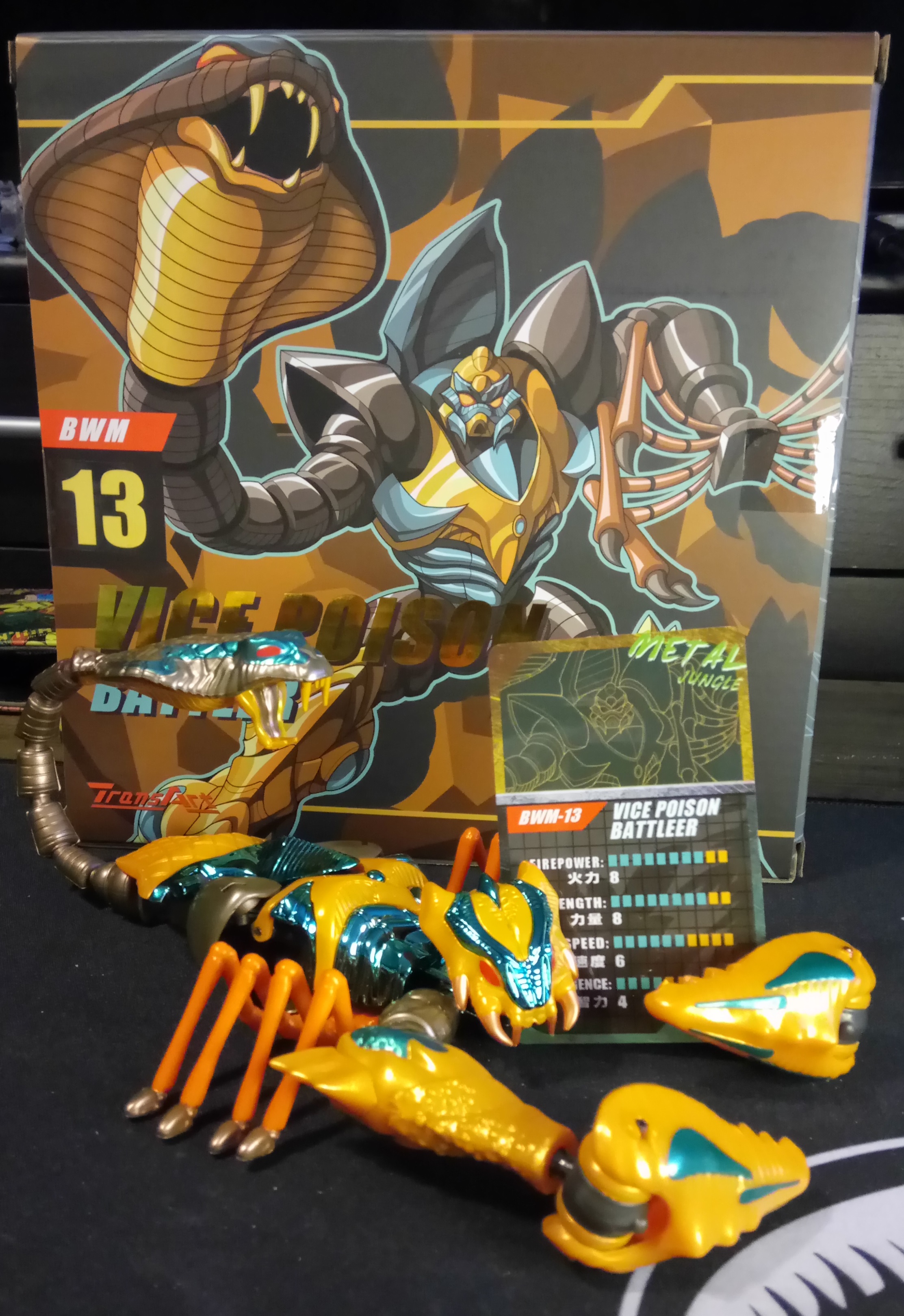 TransArt BWM-13 Beast Wars Predacon Quickstrike - Show.Z Store