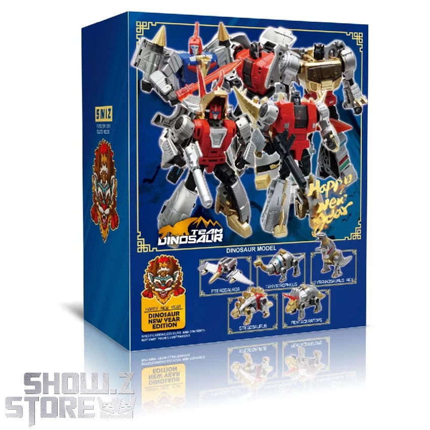[Pre-Order] MechFansToys MF-5IN1M Dinobots Set of 5 Metal Version