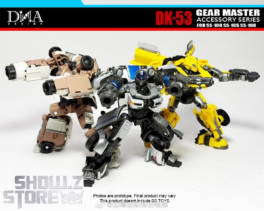 DNA Design DK-53 Upgrade Kits for SS-100 Bumblebee & SS-105