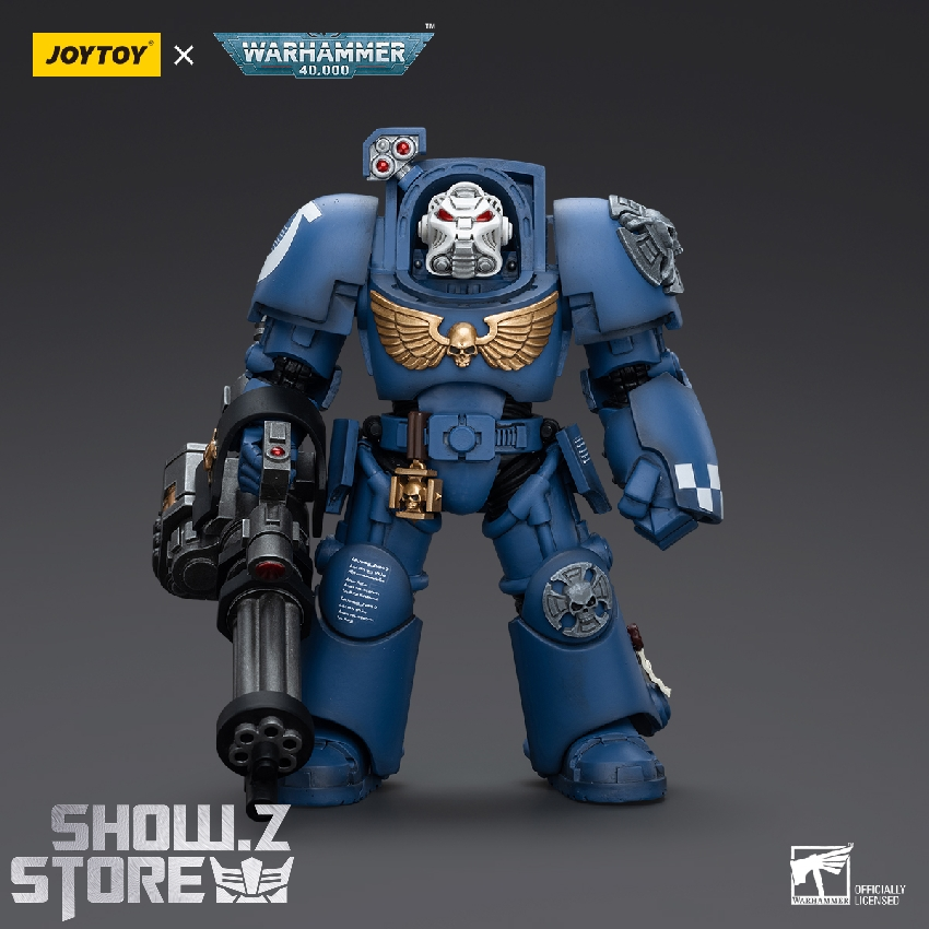 JoyToy JT9947 1/18 Warhammer 40K Ultramarines Terminator Squad Terminator with Assault Cannon