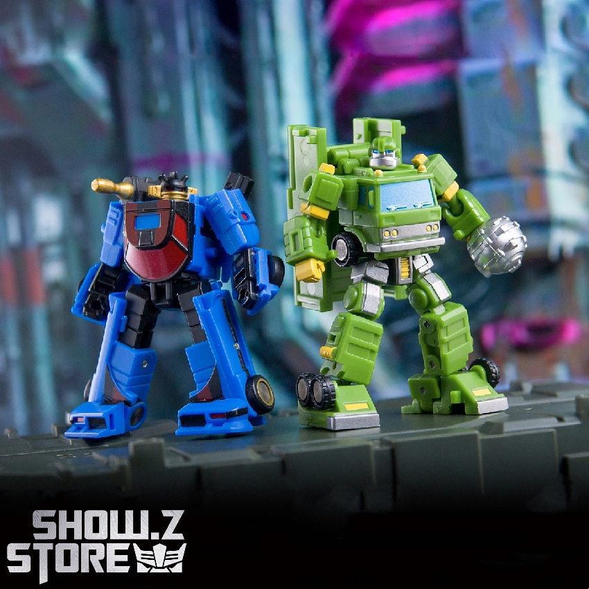 Dr.Wu & Mechanic Studio DW-E33 Hammer Bulkhead & DW-E30M Iron Jack Wheeljack Shattered Glass Version Set of 2