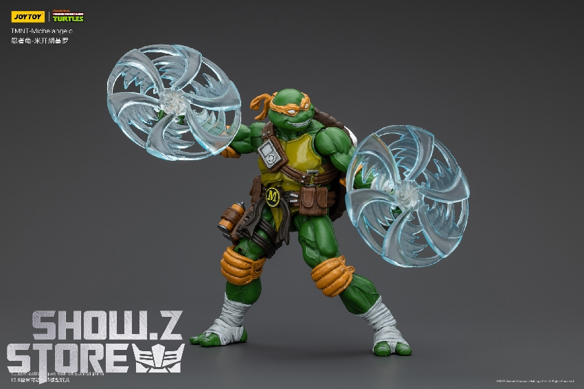 ミケランジェロ　ボウナロッテ JoyToy 1/18 Teenage Mutant Ninja Turtles TMNT Michelangelo