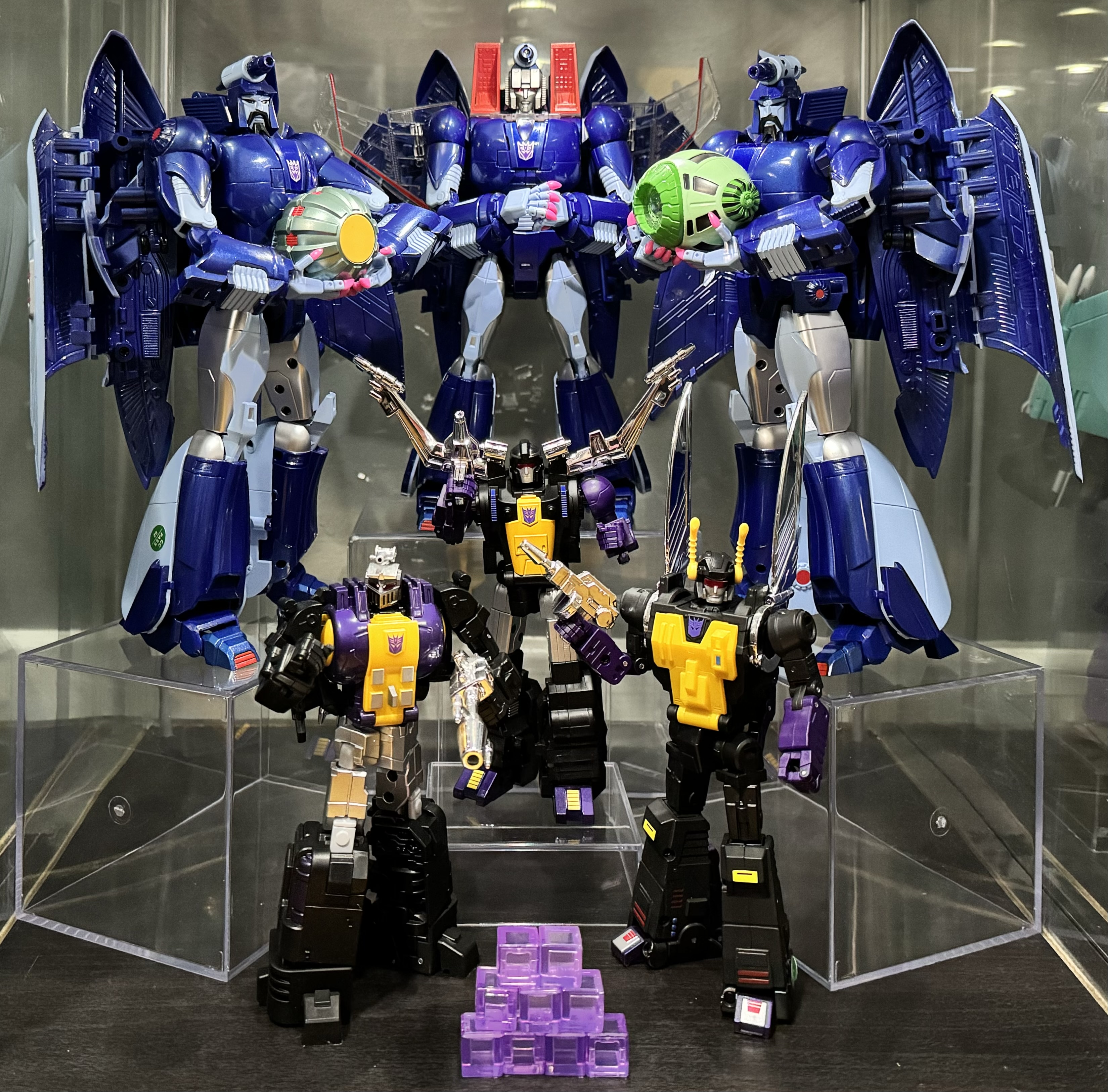 XTransbots MX-IIWT/BT/CT Swarm Team Sweep G1 Cartoon Version Set