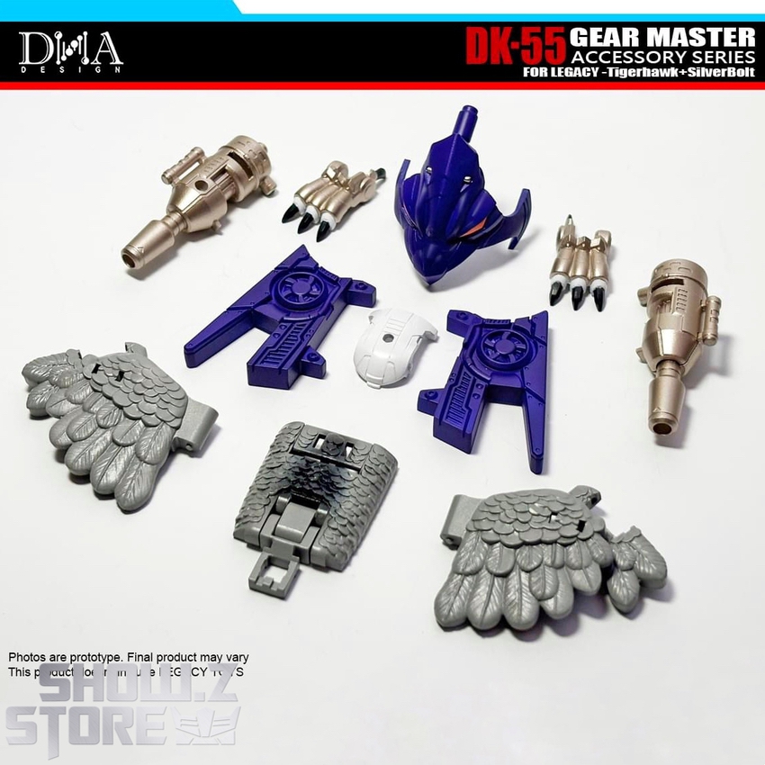 DNA Design DK-55 Upgrade Kit for Transformers: Legacy United Leader Tigerhawk & Voyager Silverbolt