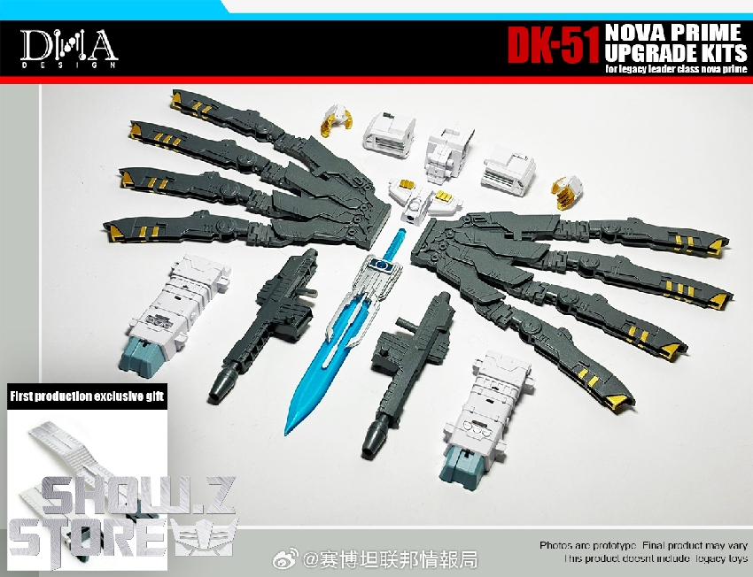 DNA Design DK-51 Upgrade Kits for Legacy Leader Class Nova Prime w