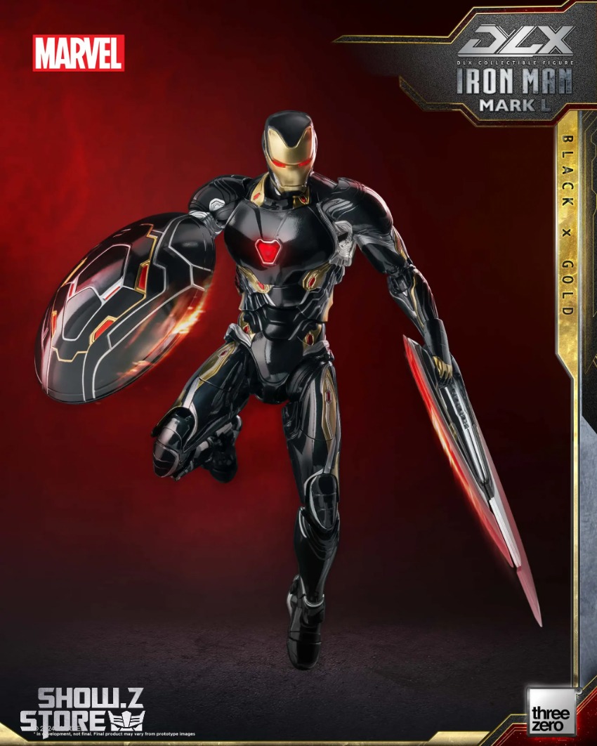 Threezero Marvel DLX Iron Man Mark 50 Black Gold | ShowZStore.com