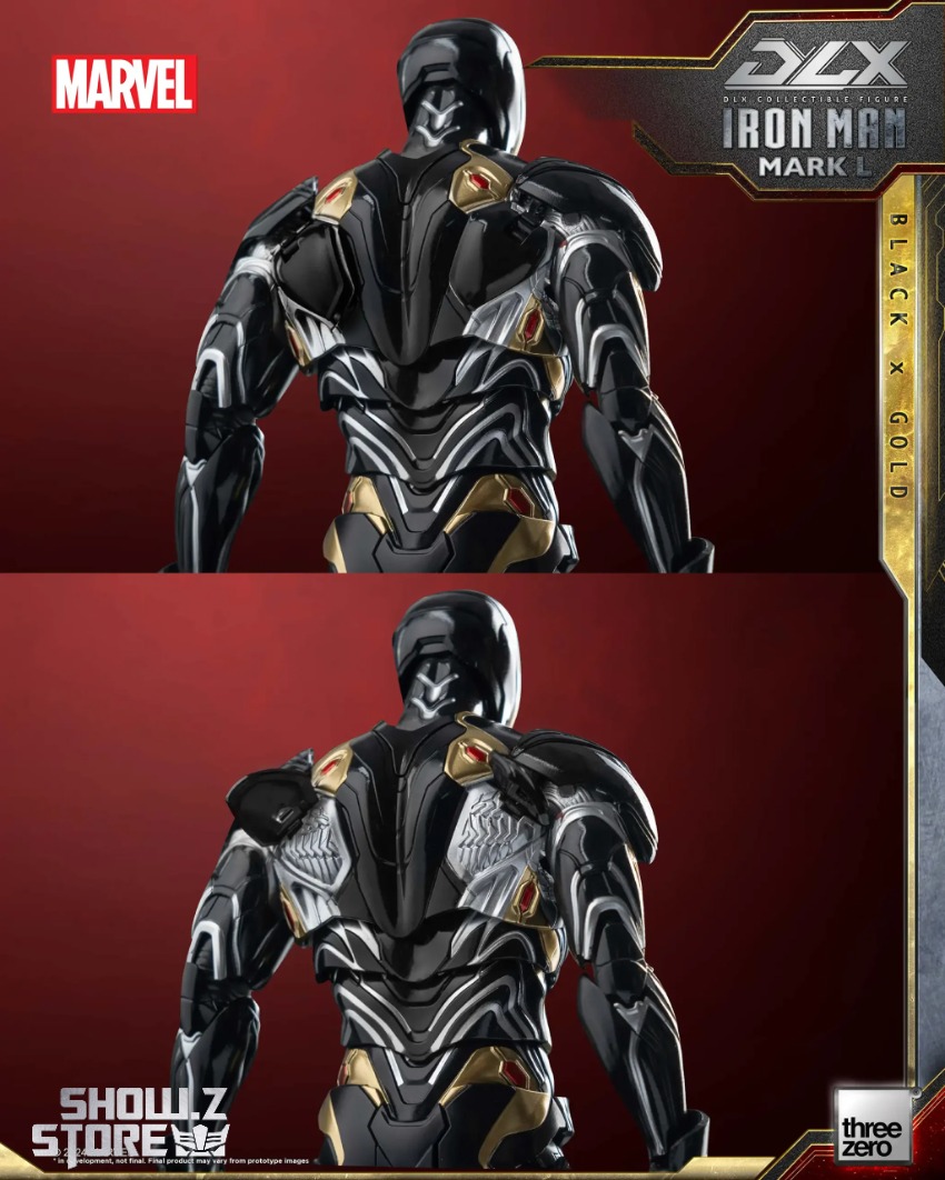 threezero DLX アイアンマン マーク50 ブラック×ゴールド MarvelDLX Iron Man Mark 50 (Black X Gold) – threezero store
