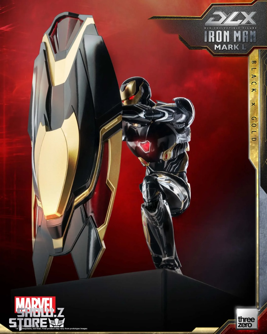 Threezero Marvel DLX Iron Man Mark 50 Black Gold | ShowZStore.com