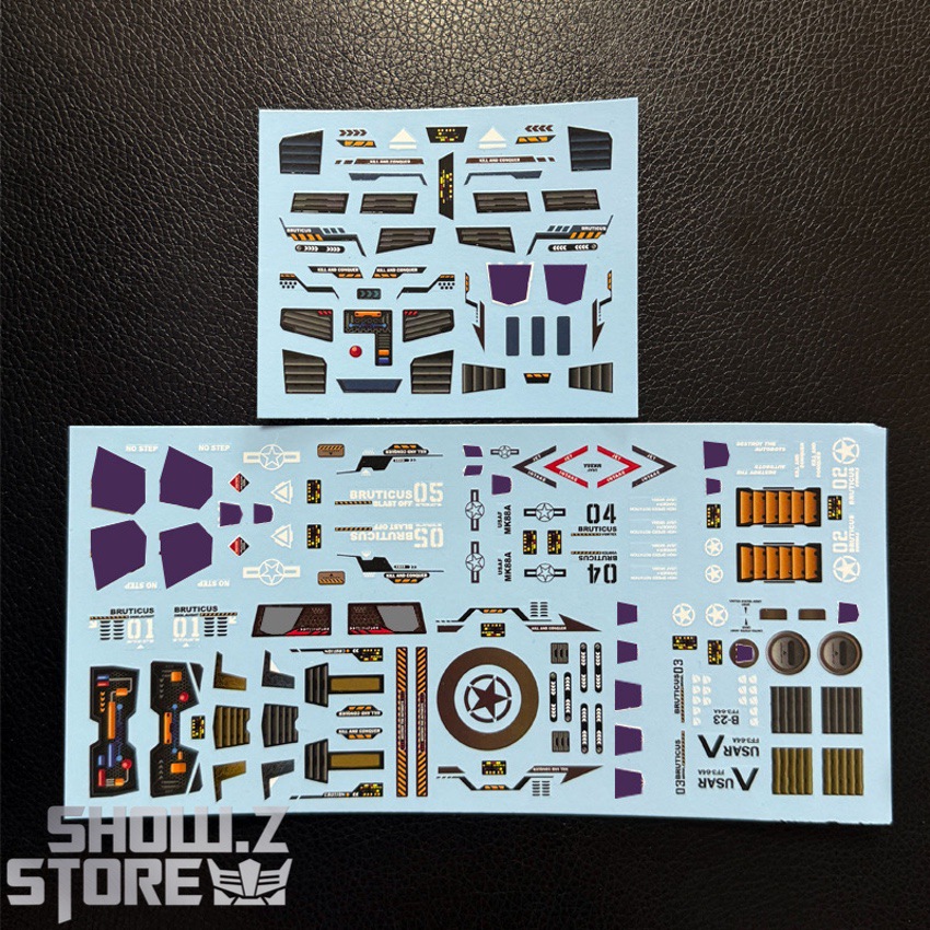 Waterslide Decal for Magic Square Bruticus Combiner