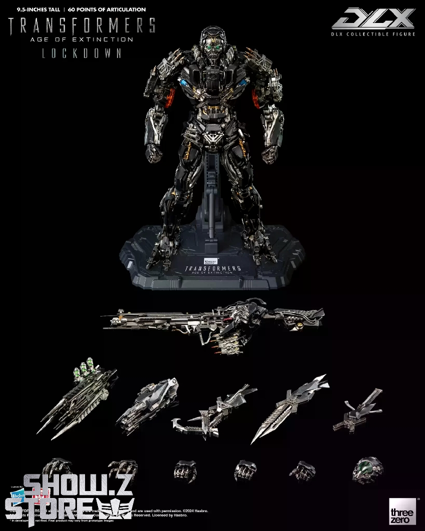THEO Lockdown 元TEMPTETIONS Threezero 3Z0471 Transformers Age of Extinction DLX Lockdown