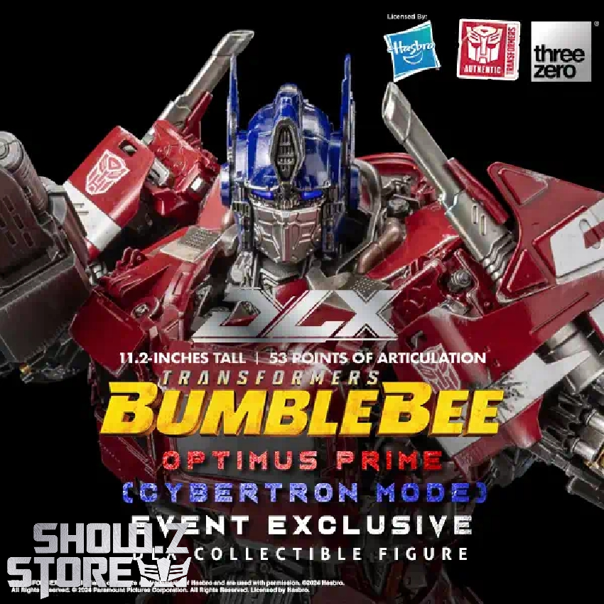 Threezero 3Z0930 Transformers Bumblebee DLX Optimus Prime Cybertron Mode Event Exclusive Version