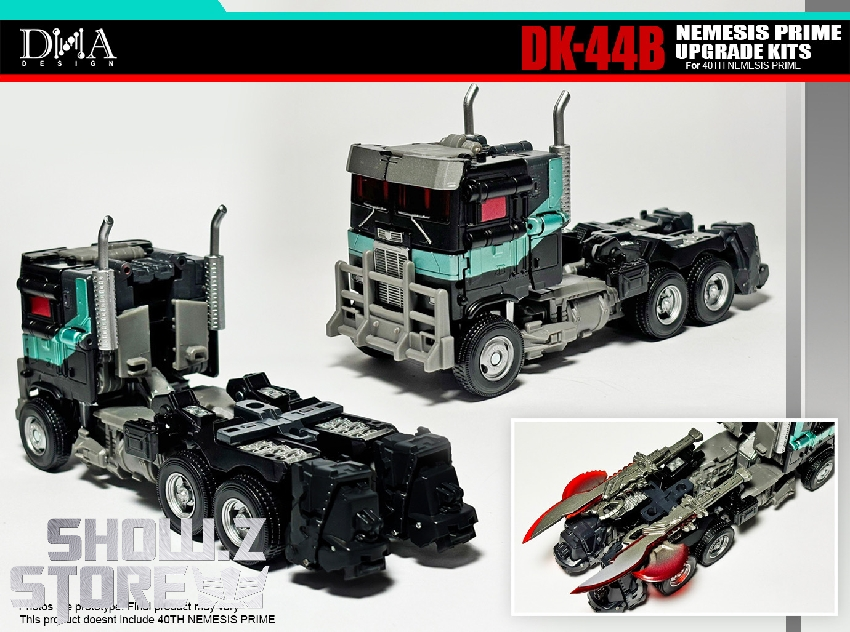 DNA Design DK-44B Upgrade Kits for 40th Nemesis Prime - Show.Z Store