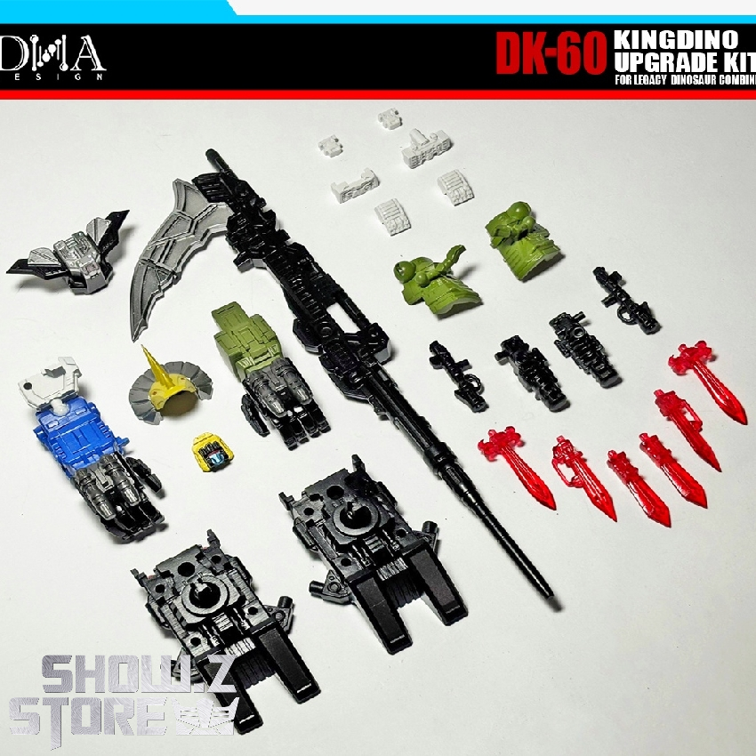 DNA Design DK-60 Kingdino Upgrade Kits for Legacy Dinosaur
