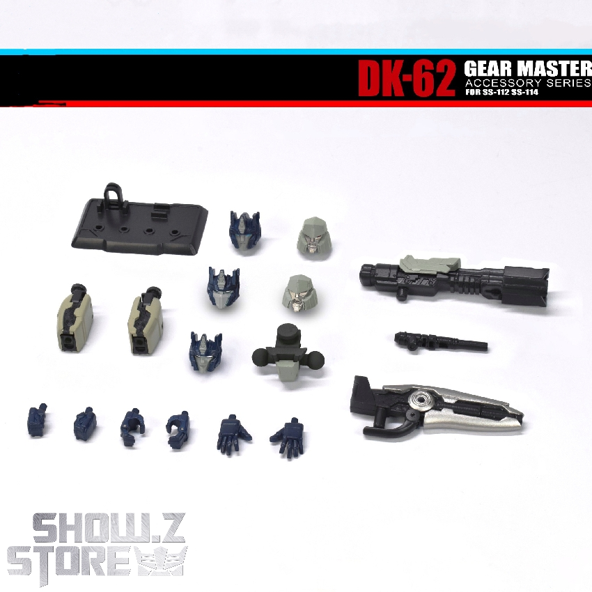 DNA Design DK-62 Gear Master Upgrade Kits for SS-112 Optimus