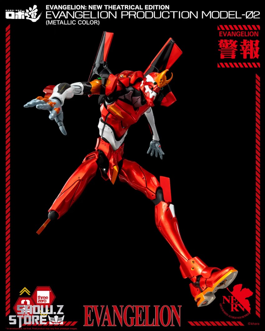 Eva-02 Robo-Dou di ThreeZero da Rebuild of Evangelion