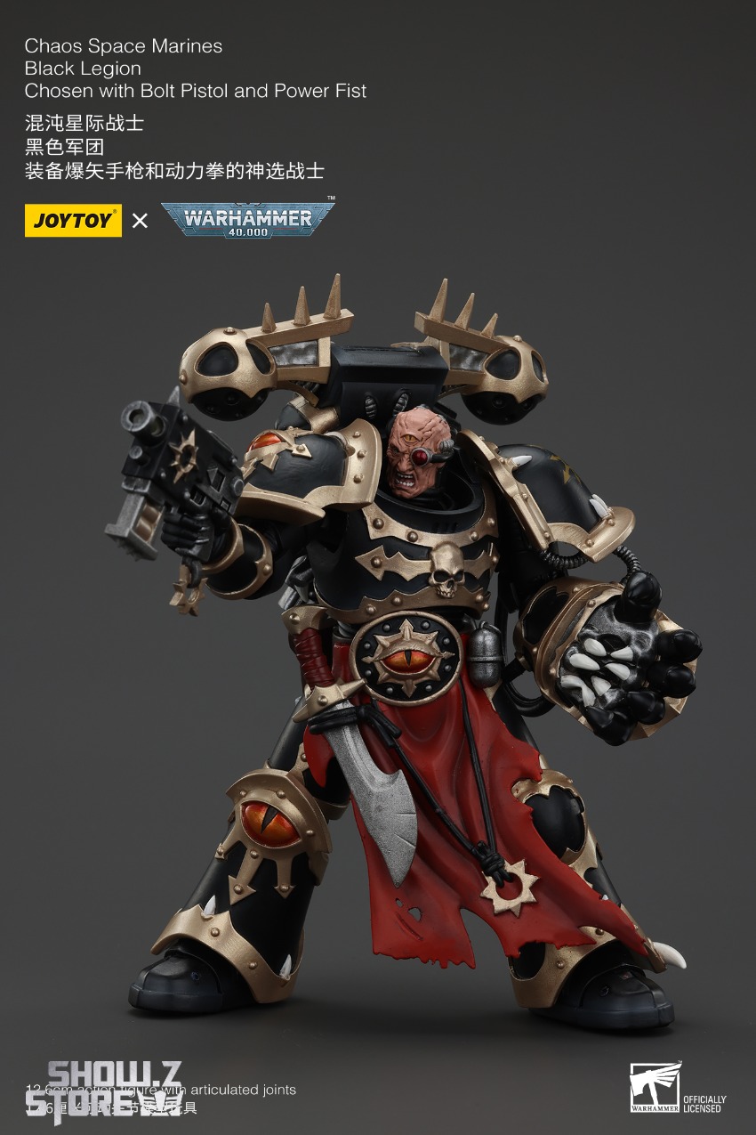 Warhammer 40k Action Figure 1/18 Chaos Space Marines Crimson Slaughter Brother Karvult 12 Cm