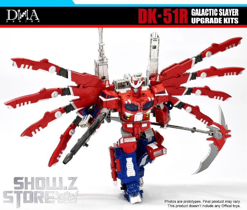 DNA Design DK-51R Upgrade Kits for WFC-S40 Optimus Prime - Show.Z
