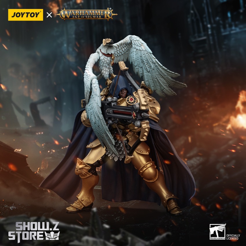 [Pre-Order] Joytoy Source 1/18 Warhammer Age of Sigmar Stormcast Eternals The Blacktalons Shakana Goldenblade