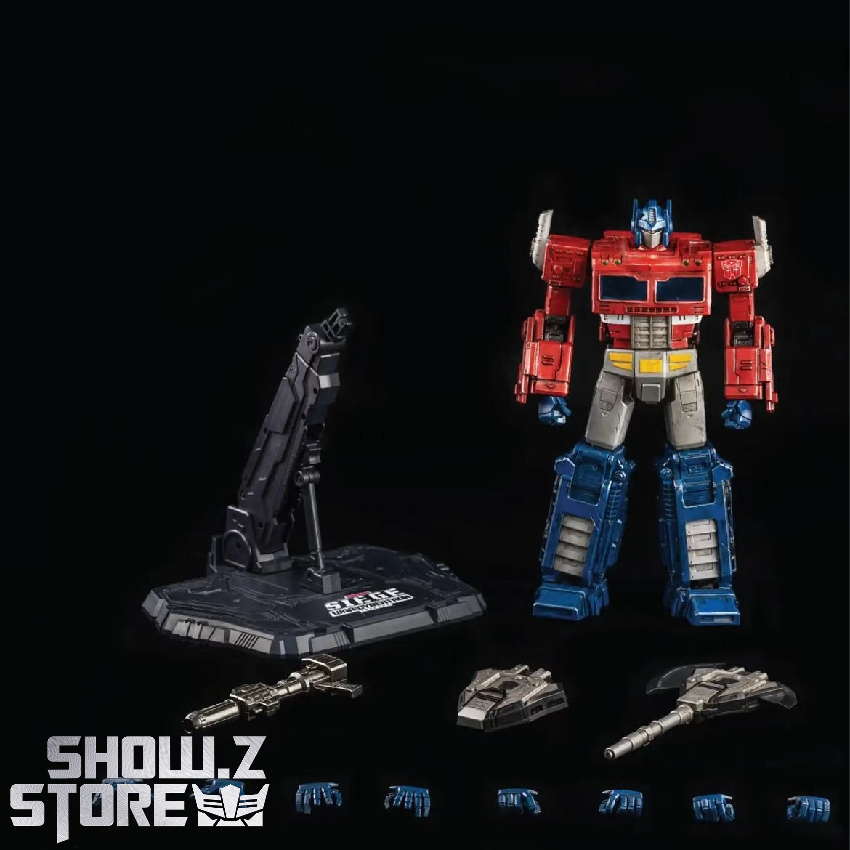 In-hand ready to deal threezero mdlx shattered glass optimus prime